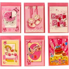 Teknotrust Pembe 7X9CM 120 Adet Karışık Davetiye, Şık ve Renkli Tasarım, Özel Günler Için Ideal