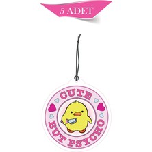 Bymeyla gözyaşıyla Gülen Emoji Görselli Çift Yönlü Dekoratif Oto Kokusu ve Oto Aksesuarı