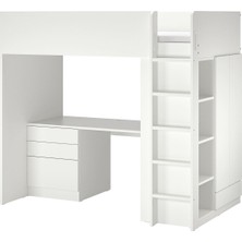 Ranza, Beyaz, 90X200 Cm, 2 Raflı