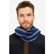 Erkek Yün Kaşkol K.lacivert