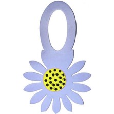 Teknotrust Renkli Eva Çiçek Dekoratif Set, Mavi, 120CM, 6,5cm, 1 Adet