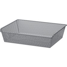 Tel Sepet, Koyu Gri, 75X58 cm