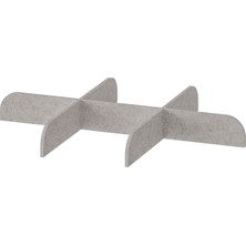 Sürgülü Raf Içi Düzenleyici, Açık Gri, 50X35 cm