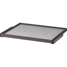 Raylı Çekmece, Koyu Gri-Açık Gri, 75X58 cm