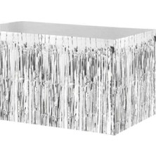 Parlak Metalize Masa Eteği, 70X300CM, Şık ve Dayanıklı Tasarım