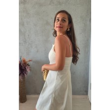 Filiz Yılmaz Butik Askılı Likralı Elbise