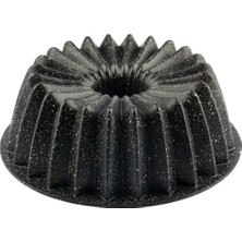 Granit Kaplama Siyah Derin ve Geniş Kek Kalıbı – 26X9 cm Yanmaz, Yapışmaz Yüzey