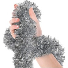 Parlak Simli Uzun Boyun Şık Aksesuar, 2 Metre