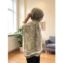 Baştacı 2025 Yaz Sezonu 0349 Kilim Desen Ceviz Şal
