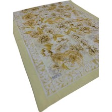 Baştacı Desenli Crash 0355 Tatlı Sarı Şal