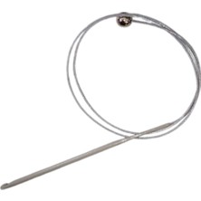 Sesengo Misinalı Çelik Stoplu Tığ Şiş 3,5 Numara 60 cm