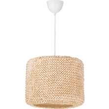 Sarkıt Lamba, Bej-Beyaz, 42 cm