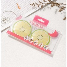 Sıcak Soğuk Terapi Limon Desen Jel Göz Maskesi