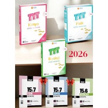 ÜçDörtBeş Yayınları 2026 TYT Fizik Soru Bankası - Kimya Soru Bankası - Biyololoji Soru Bankası + Marka Yayınları TYT 3 Deneme Set