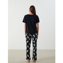 Lc Waikiki Yeni Sezon Sirinler Baskili Kadin Pijama Takim - S5M916Z8