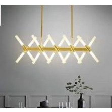 Golden Modern LED Avize