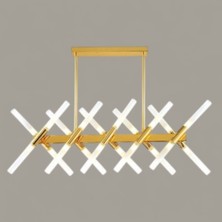 Golden Modern LED Avize