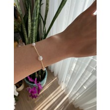 Özel Seri Incili Xuping Zincir Gold Bileklik