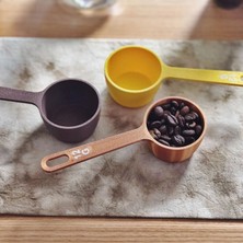 Plastik Kahve Kaşığı 12G Ölçekli 3 Adet
