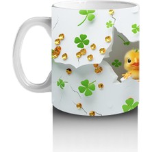 Çocuklara Sütü Sevdiren Yonca Şanslı Civcivler Kupa Bardak