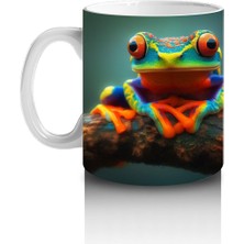 Çocuklara Sütü Sevdiren Zıplayan Kurbağa Kupa Bardak