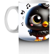 Çocuklara Sütü Sevdiren Tüylü Bulut Topu Kupa Bardak