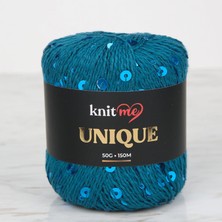 Knitme Unıque Petrol Mavi El Örgü Ipi