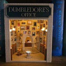 Book Nook Harry Potter Dumbledore'un Ofisi Kitap Köşesi Dıy Kendin Yap