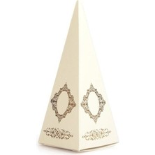 Teknotrust Ekru Karton Külah Krem 50'li, 6X6CM, H:15CM, Şık ve Kullanışlı Ürün.