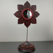 Dekoratif Masaüstü Ayna Makyaj Aynası Şık Modern Biblo Süs Eşyası Hediyelik Eşya Ev Ofis Dekor