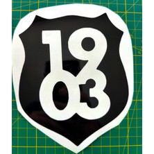 Siyah BEYAZ,1903 Arma ,sticker.