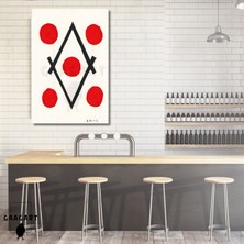 Tekli Dikey Kanvas Tablo Ünlü Eserler Henri Matisse Losange