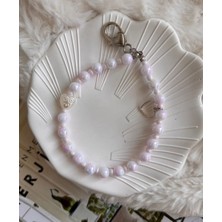 Fairycore Pembe Kalp Klipsli Çanta Charm Süsü Pembe Çanta Anahtarlık