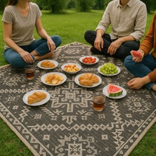 Hccompanyfabrıcon Modern Desenli Piknik Halı Örtüsü  6m²
