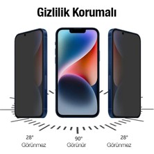 Ally Iphone 14 Plus 6.7 3D Full Privacy Gizlilik Cam Ekran Koruyucu ANTI-SPY-(5775) - CHT4814-6897