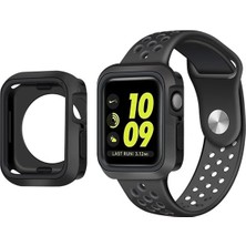 Ally Apple Watch 4 44MM N-Style Çift Renk Silikon KILIF-(5775) - CHT4267-7843