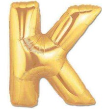 Teknotrust Renkli Folyo Harf Balon, 1 Metre, Kutlama ve Dekorasyon Için Şık Seçenek