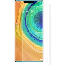 Gor Huawei Mate 30 Pro 3D Kavisli Full Kaplama Darbe Emici Ekran Koruyucu 2 Adet Set - CHT1379-8251