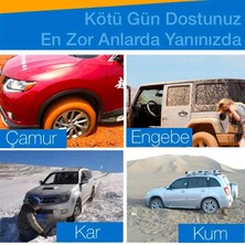 Ally Araç Lastik Kar ve Çamur Paleti Tekerlek Patinaj Pedi KATLANABILIR-(5775) - CHT4451-8797