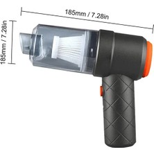 Ally M2037 6000R Portatif Vakumlu Üflemeli Mini Araç Süpürgesi - Toz ve Kül Tem - CHT1846-1866