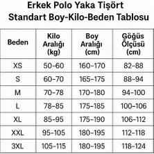 Calista Home Pamuk Erkek Polo Yaka Çizgili Kısa Kollu Tişört T-Shirt Yumuşacık