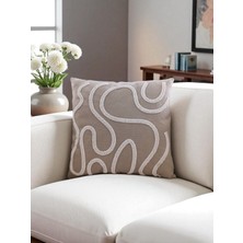 Bohem Tarz Punch Nakışlı Kırlent Kılıfı | 43X43 cm | 2 Adet