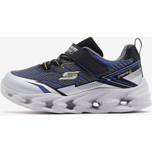 Skechers Vortex 2.0 Küçük Erkek Çocuk Gri Işıklı Spor Ayakkabı 400605N Slbk
