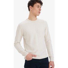 DeFacto Standart Fit Bisiklet Yaka Triko Kazak C9618AX25AU