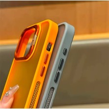 Apple Iphone 11 Uyumlu Mat Serisi Standlı Kapak Magsafe Kılıf +Lens Koruma .