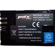 Pro  For Canon Lp-E6 Batarya