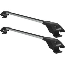 Turtle Skoda Superb (Ii) Combi Turtle Ara Atkı Taşıyıcı Bar 2009-2015 Arası Uyumlu - Turtle Tourmaline V1 Gri