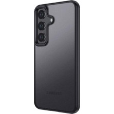 Galaxy S24 Için Kılıf Frosted Frame Siyah [galaxy S24 ile Uyumlu Kılıf - Siyah]