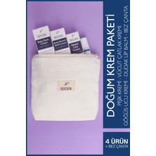 Anne Doğum Krem Paketi Pişik Kremi, Göğüs Ucu Kremi, Çatlak Kremi, Dudak Kremi ve Çantası
