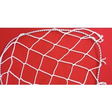 1,80 x 5 Metre Balkon Merdiven Güvenlik Filesi-Kanca-Halat-6mm Ip-Göz 10 Cm-Çocuk Koruma Filesi